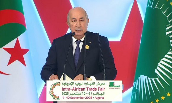 رئيس الجمهورية يشرف على افتتاح معرض التجارة البينية الإفريقية 